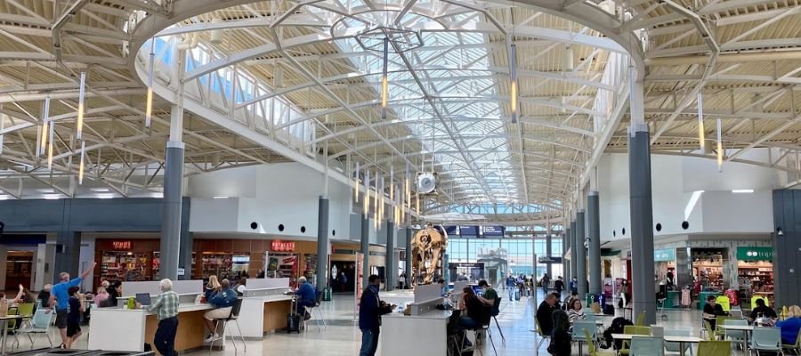 Frontier Airlines Terminal at CVG Airport