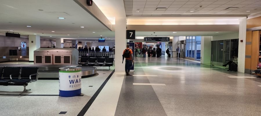 Frontier Airlines Terminal at CLE Airport