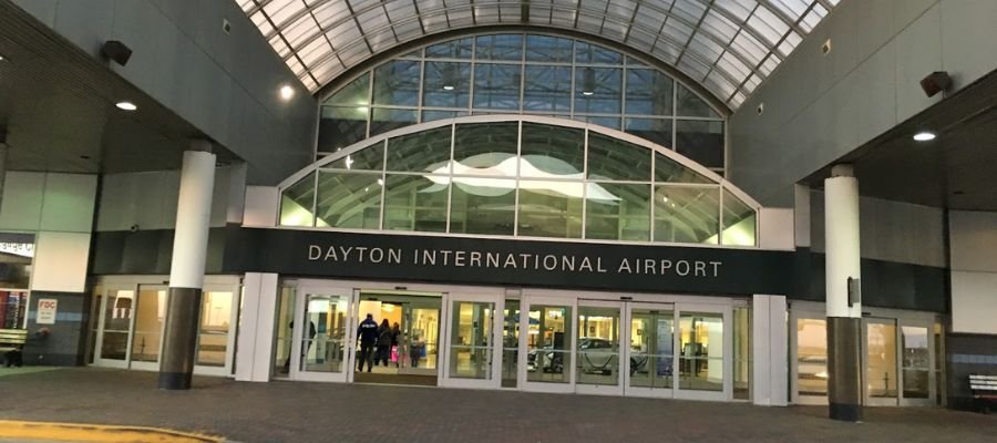 Frontier Airlines Terminal at DAY Airport