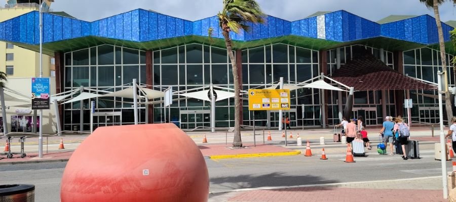 Delta Airlines Terminal at AUA Airport